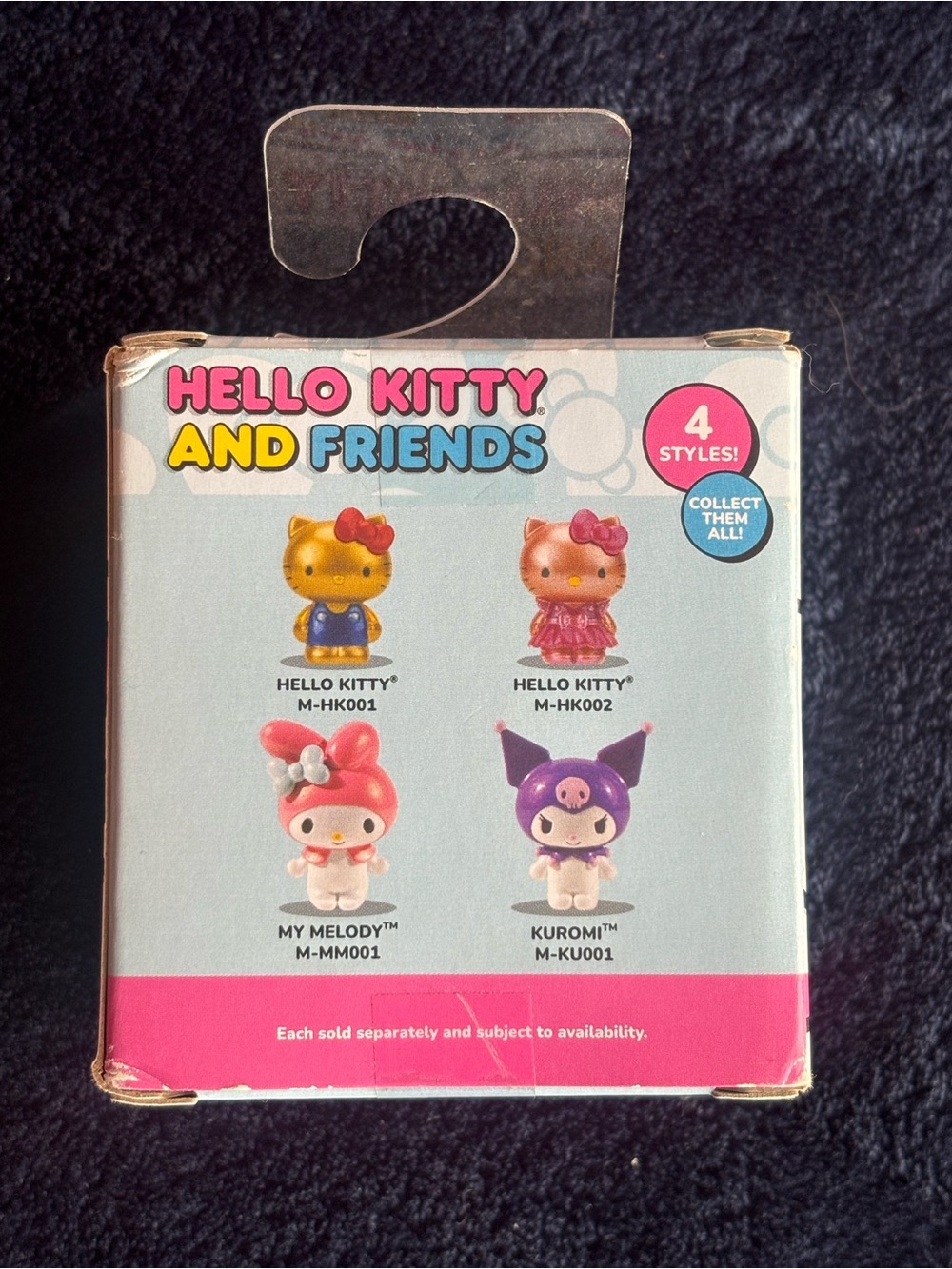 Hello Kitty Die-Cast Figure - Gold, Blue & Red - Picture 3 of 5